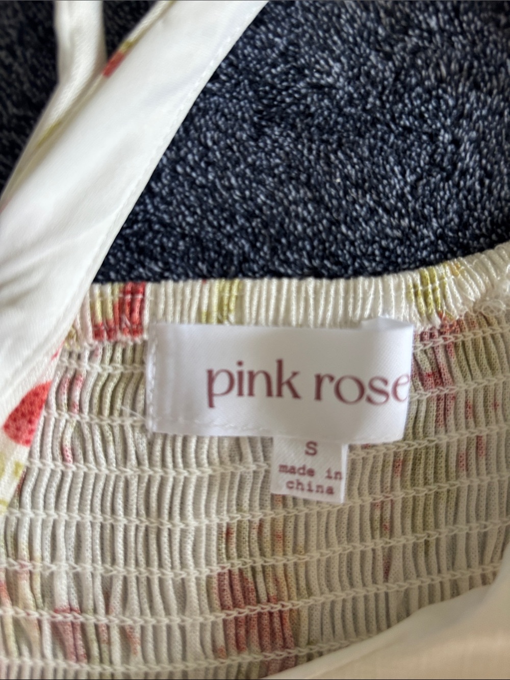 Juniors Pink Rose Sundress - Picture 3 of 5
